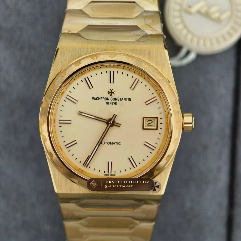 Vacheron Constantin Historiques 222 Jumbo 37mm 18K Yellow Gold Reference 4200H/222J-B935 — Hallmarked Edition angle 2