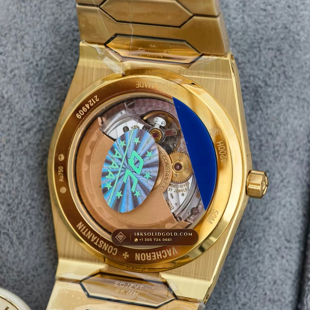 Vacheron Constantin Historiques 222 Jumbo 37mm 18K Yellow Gold Reference 4200H/222J-B935 — Hallmarked Edition — Studio Gallery Plate VII in 18K Yellow Gold Au750 (169.6g Verified Mass, Vacheron Constantin Cal. 2455/2 - 22K Gold Rotor)