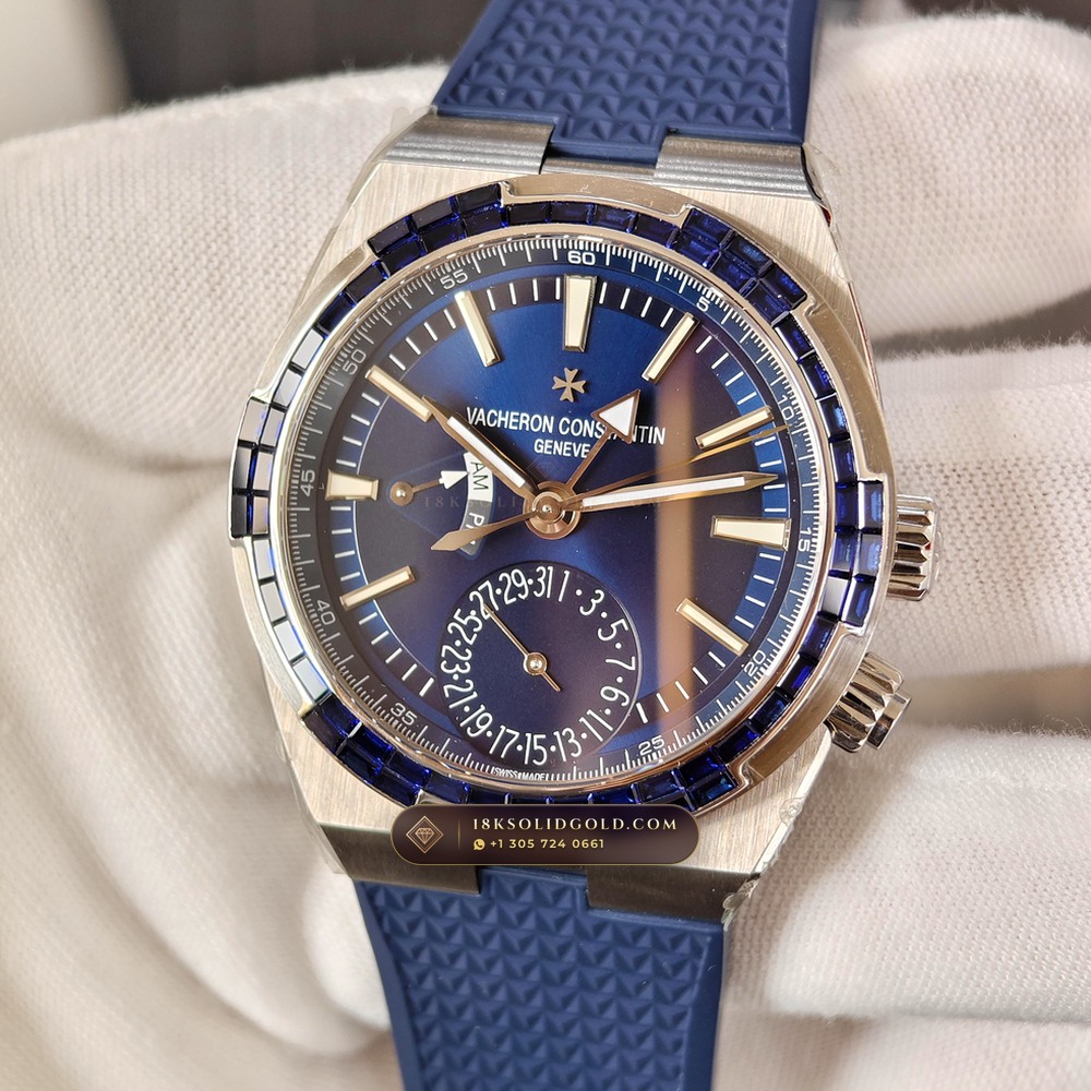 Vacheron Constantin Overseas Dual Time 41mm Reference 7900V — Salon Edition angle 2