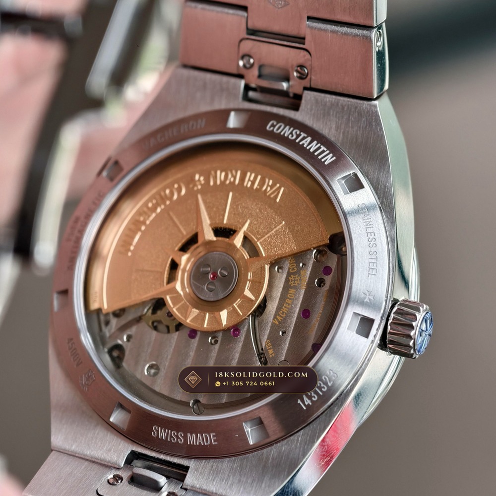 Vacheron Constantin Overseas Self-Winding 41mm Reference 4500V/110A-B128 — Salon Edition — Studio Gallery Plate VII in 904L Stainless Steel Custom Architecture (152.1g Verified Mass, Vacheron Constantin Cal. 5100 - 22K Gold Maltese Rotor)