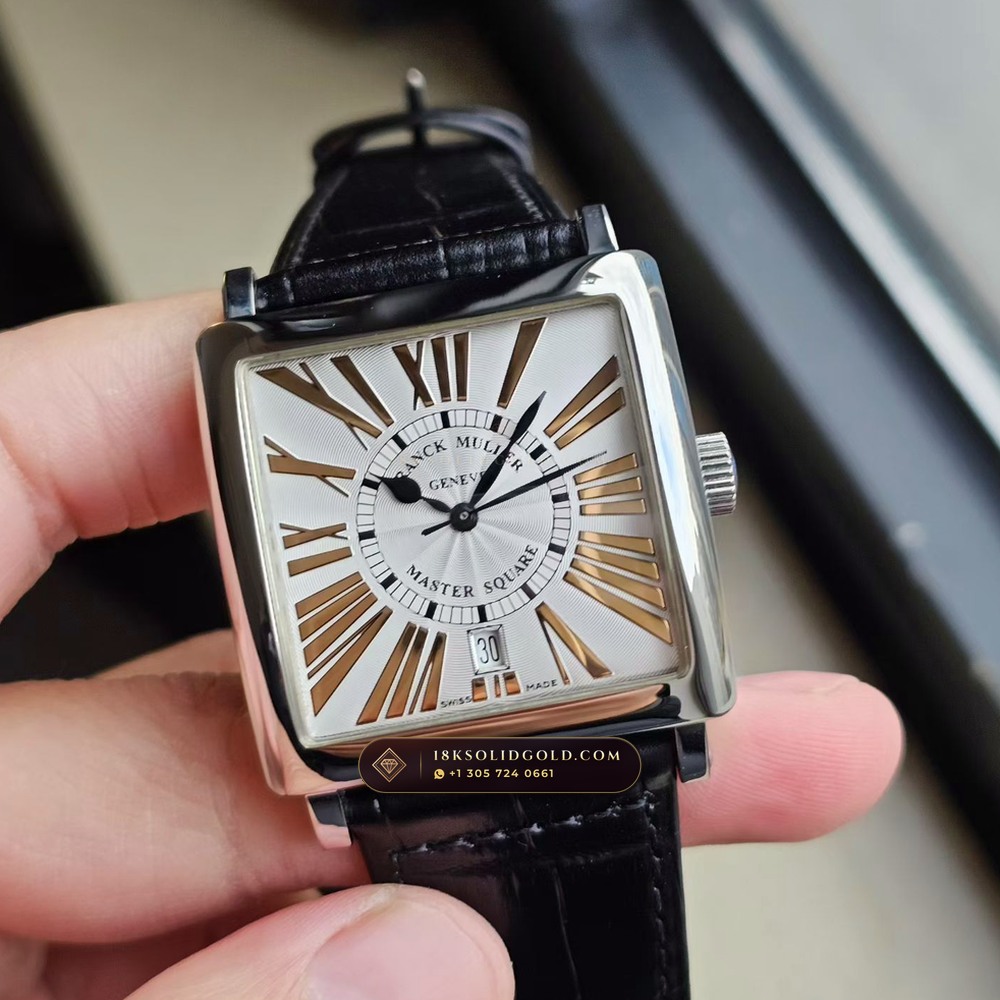 Franck Muller Master Square 36.5mm Roman Dial Reference 6000H-SC-DT — Salon Edition